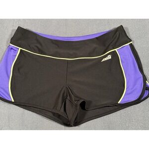 Women's Shorts Black ‎ Medium Size AVIA Brand Polyester/spandex